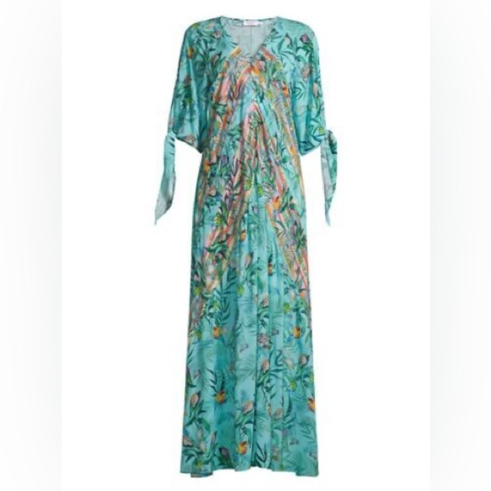 Johnny Was Taina Paneled Cover Up Maxi Dress Size S - Picture 5 of 13